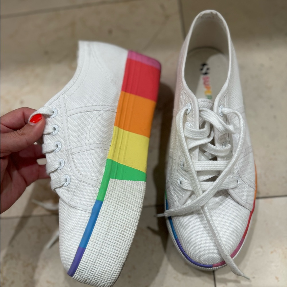 Platform Rainbow Sole Sneakers – EU 37.5 / US 7.5